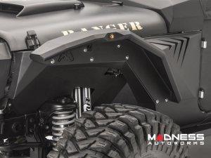 Jeep Wrangler JL Fender Flares - Fab Fours - Front - Gill Box For Base System Jeep Wrangler JL Fender Flares - Fab Fours - Front - Gill Box For Base System